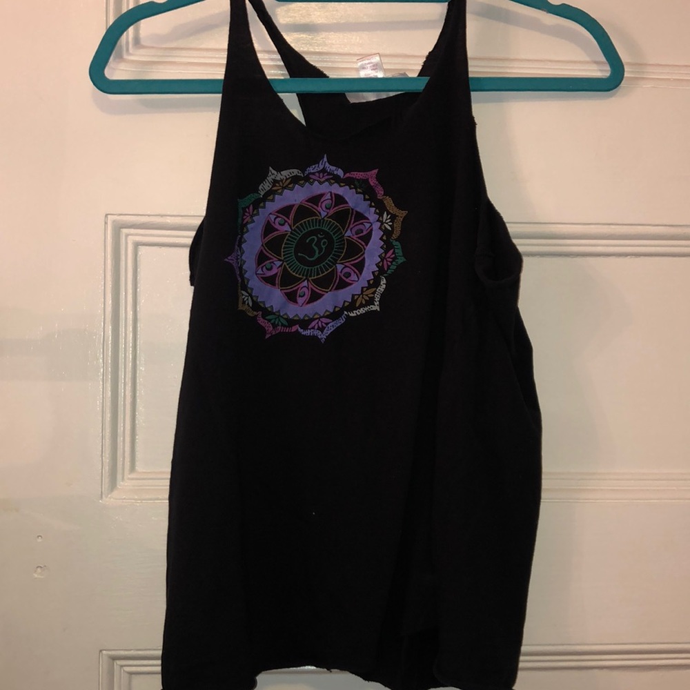 Racer back yoga tank